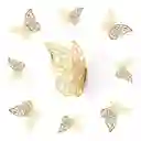 Mariposas Decorativas Tridimensionales Adhesivas X12