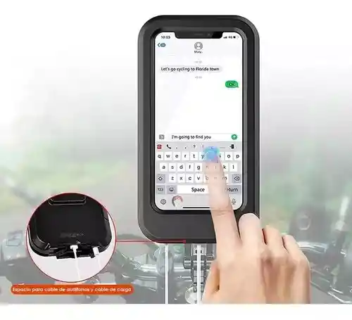 Soporte De Celular Impermeable Para Moto / Holder Para Moto 360° / Soporte Para Retrovisor 360°