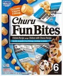 Churu Fun Bites Perro Pollo Y Queso X 6 Paq