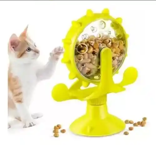 Dispensador Comida Mascota Juguete Pelota Perro Gato Premios