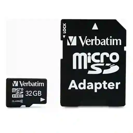 Memoria Micro Sd 32gb 90mbs 600x Microsdhc Verbatim Premium