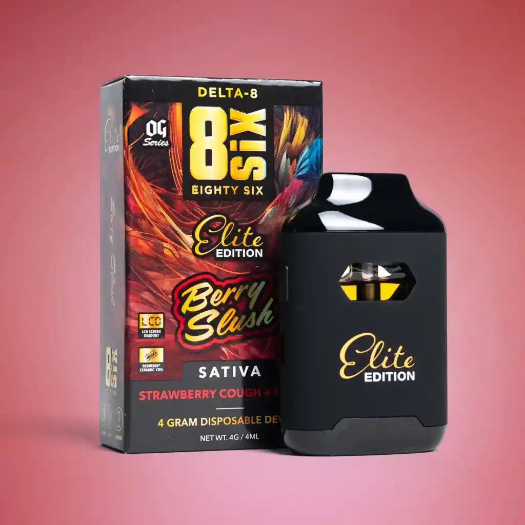 8 Six Elite Edition /strawberry Slush + Mojito / Sativa 4 Gramos