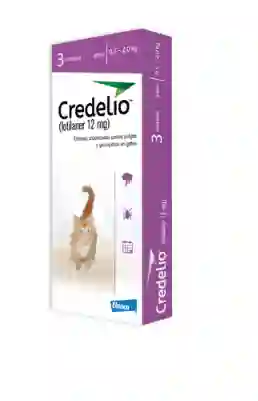 Credelio 12mg*3tabletas - Gatos 0.5 - 2.0kg