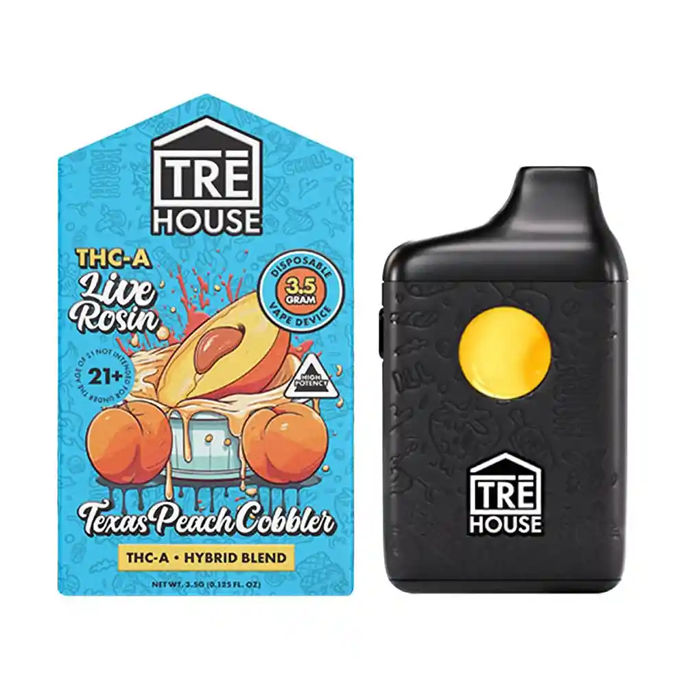 Tre House Thc / Texas Peach Cobbler (hbrid) 3.5gr