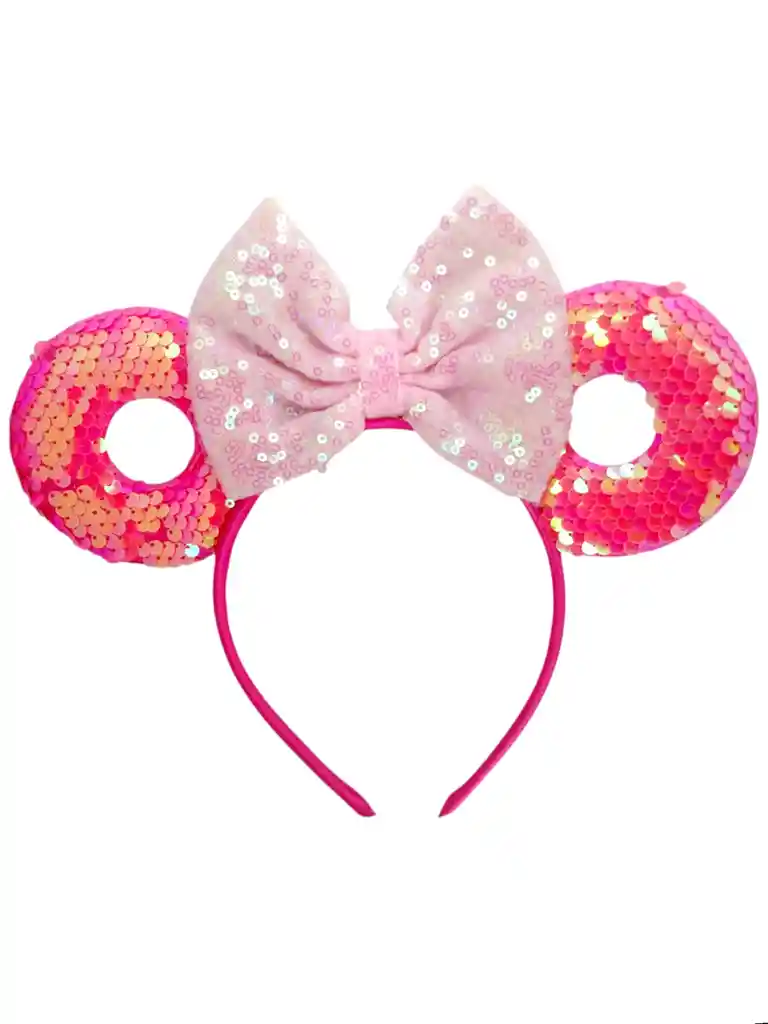 Diadema Minnie Mause Rosa