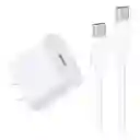 Combo Cargador Iphone 15 Y 16 20w+cable Tipoc-tipoc 60w 1 Metro