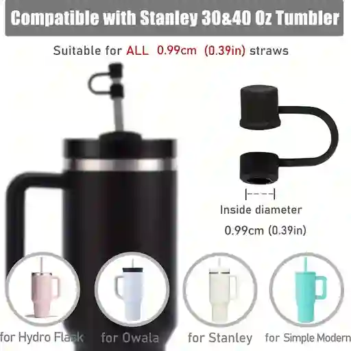 Protector Para Pitillos De Vasos Stanley De 30 Y 40 Oz