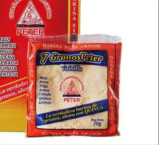 7 Granos Peter Vainilla 70g