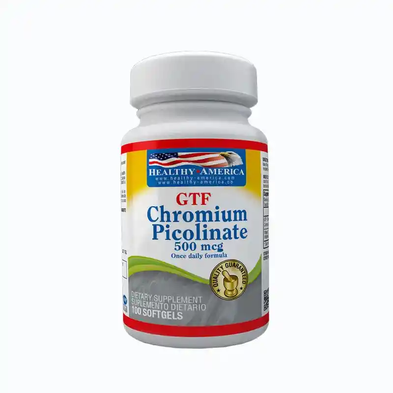 Chromium Picolinate 500 X100 Cap Healthy America