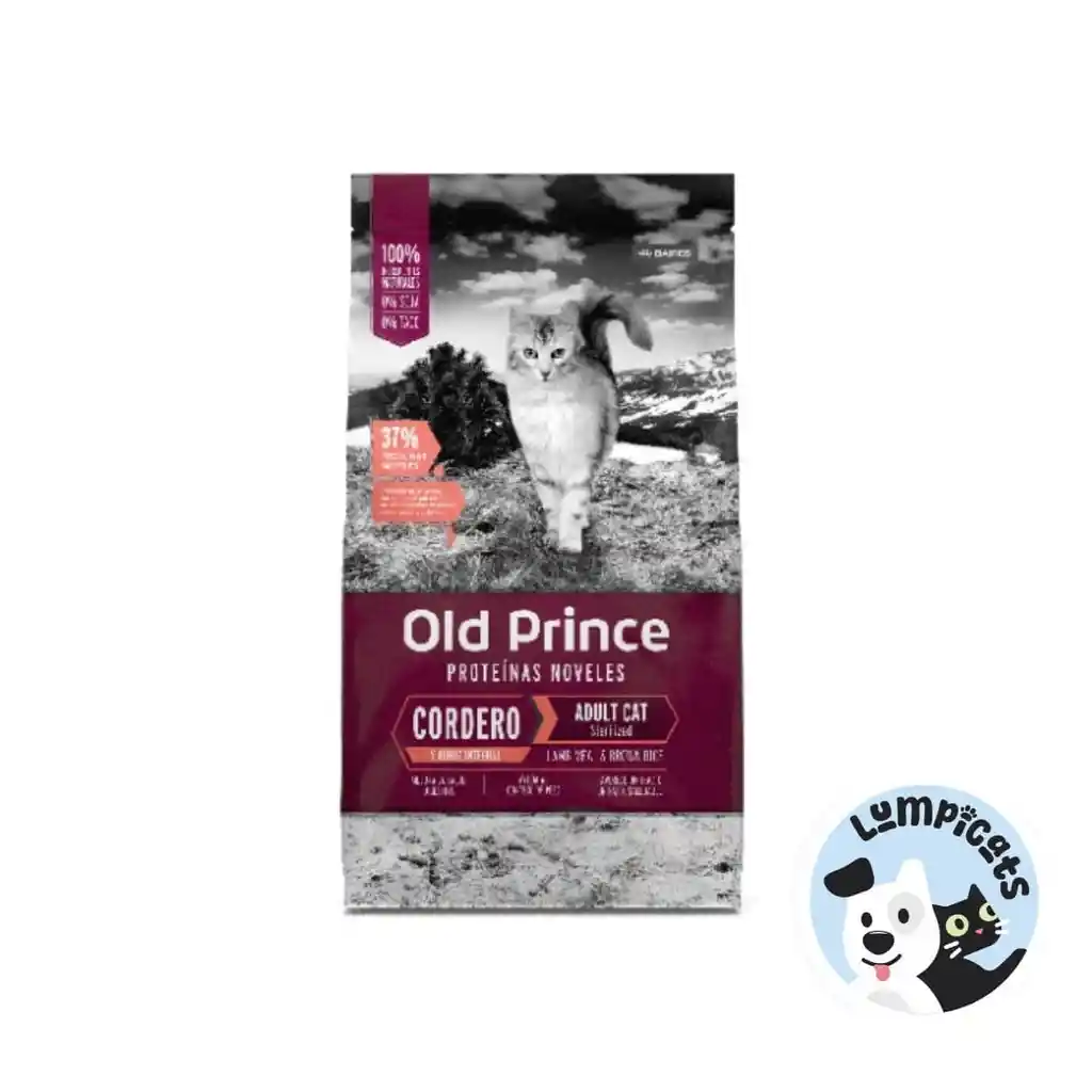 Old Prince Novel Gatos Cordero - Adultos Esterilizado 1 Kg