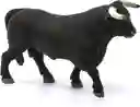 Figura Coleccionable Animales Toro Negro Pintada A Mano Schleich