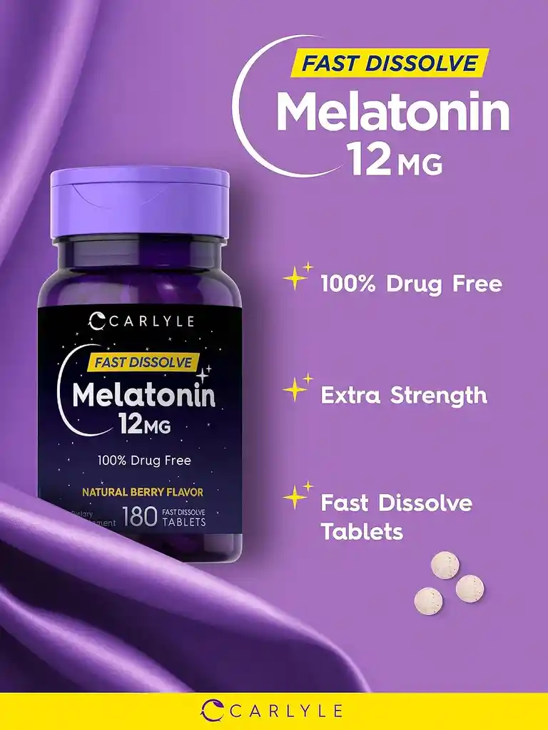 Carlyle Melatonina 12 Mg X 180 Tab