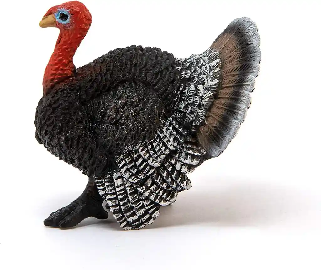 Figura Coleccionable Animales Pavo Pintada A Mano Schleich