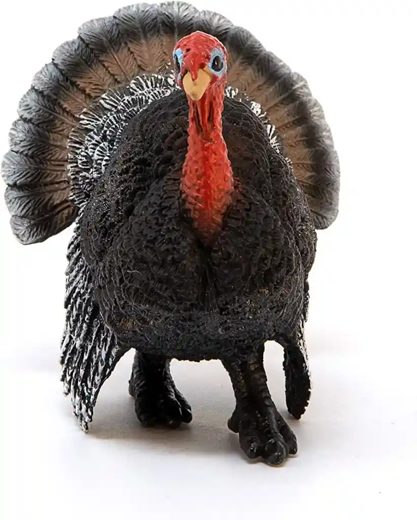 Figura Coleccionable Animales Pavo Pintada A Mano Schleich