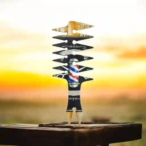 Peinilla Moldeadora Para Texturizado Cabello Barberia Barber Pole