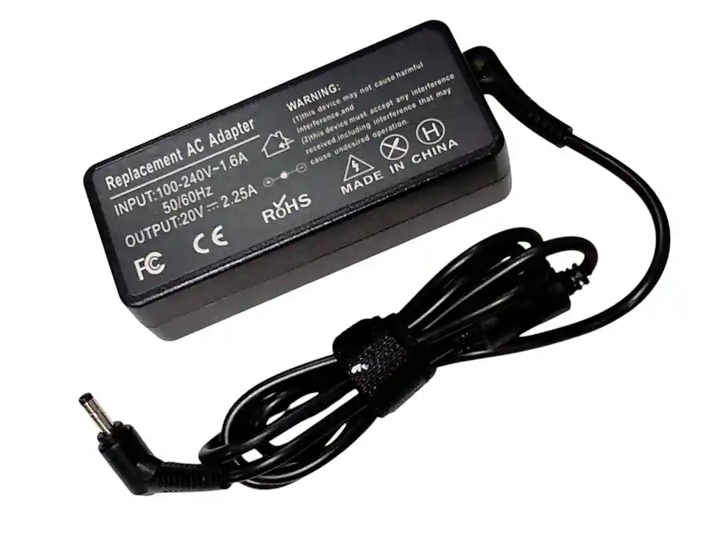 Cargador Para Lenovo 20v 2.25a 45w Punta 4.0mm X 1.7mm