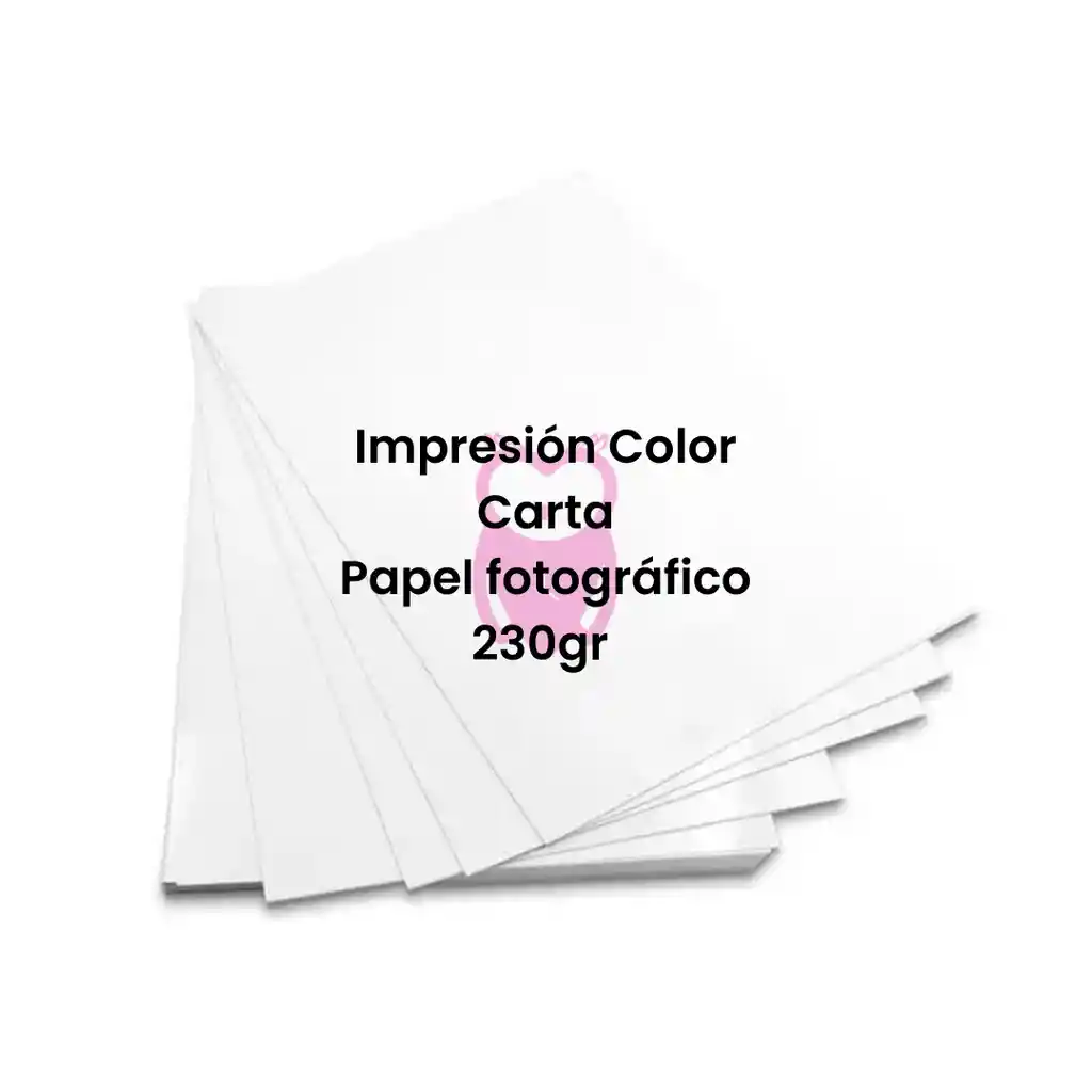Impresión A Color En Papel Fotográfico Kodak Carta 1 Cara