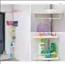 Organizador Esquinero Para Baño Ajustable Hasta 2.75 Mt Alto