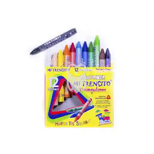 Crayola X 12 Triangular Jumbo Creyon