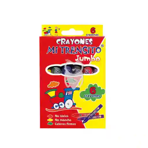 Crayolas X 6 Redonda Extrajumbo