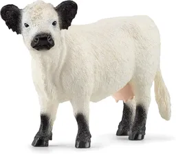 Figura Coleccionable Vaca Galloway Pintada A Mano Schleich