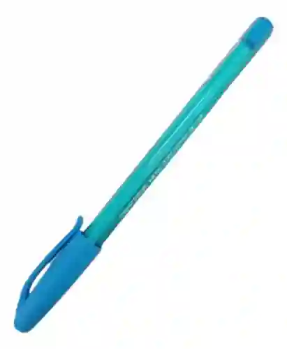 Boligrafo Paper Mate Inkjoy Kilometrico Azul Claro