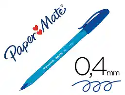 Boligrafo Paper Mate Kilometrico Inkjoy Azul Punta Fina 0.7 Milimetros