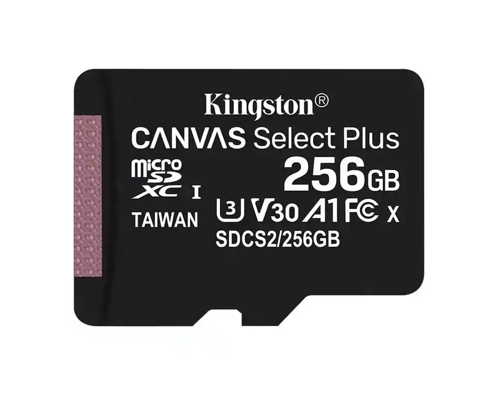 Microsd 256gb 100mb/s Canvas Select Plus Kingston