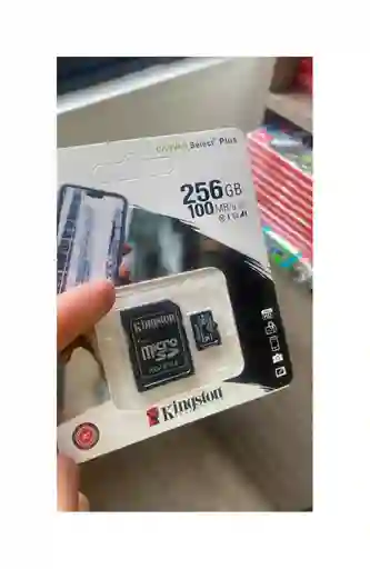 Microsd 256gb 100mb/s Canvas Select Plus Kingston