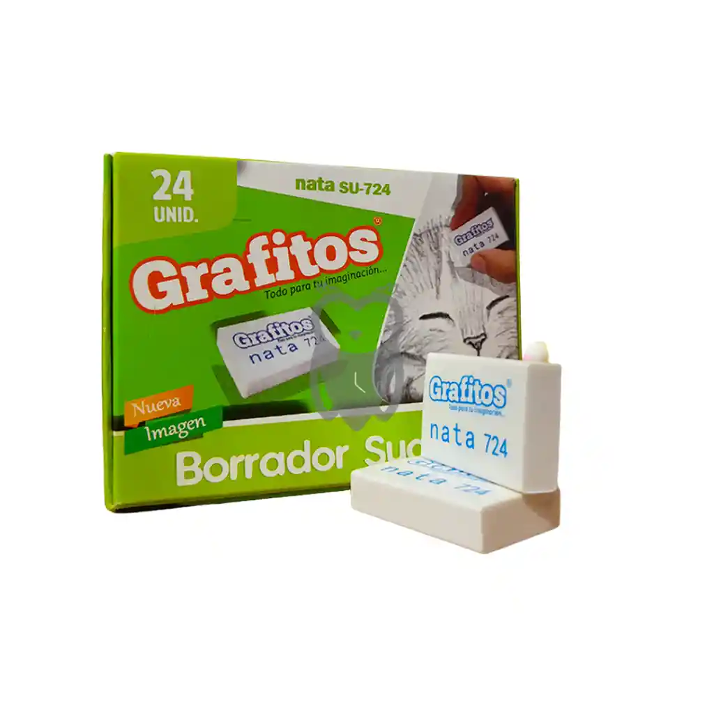 Borrador Blanco Nata Pequeño