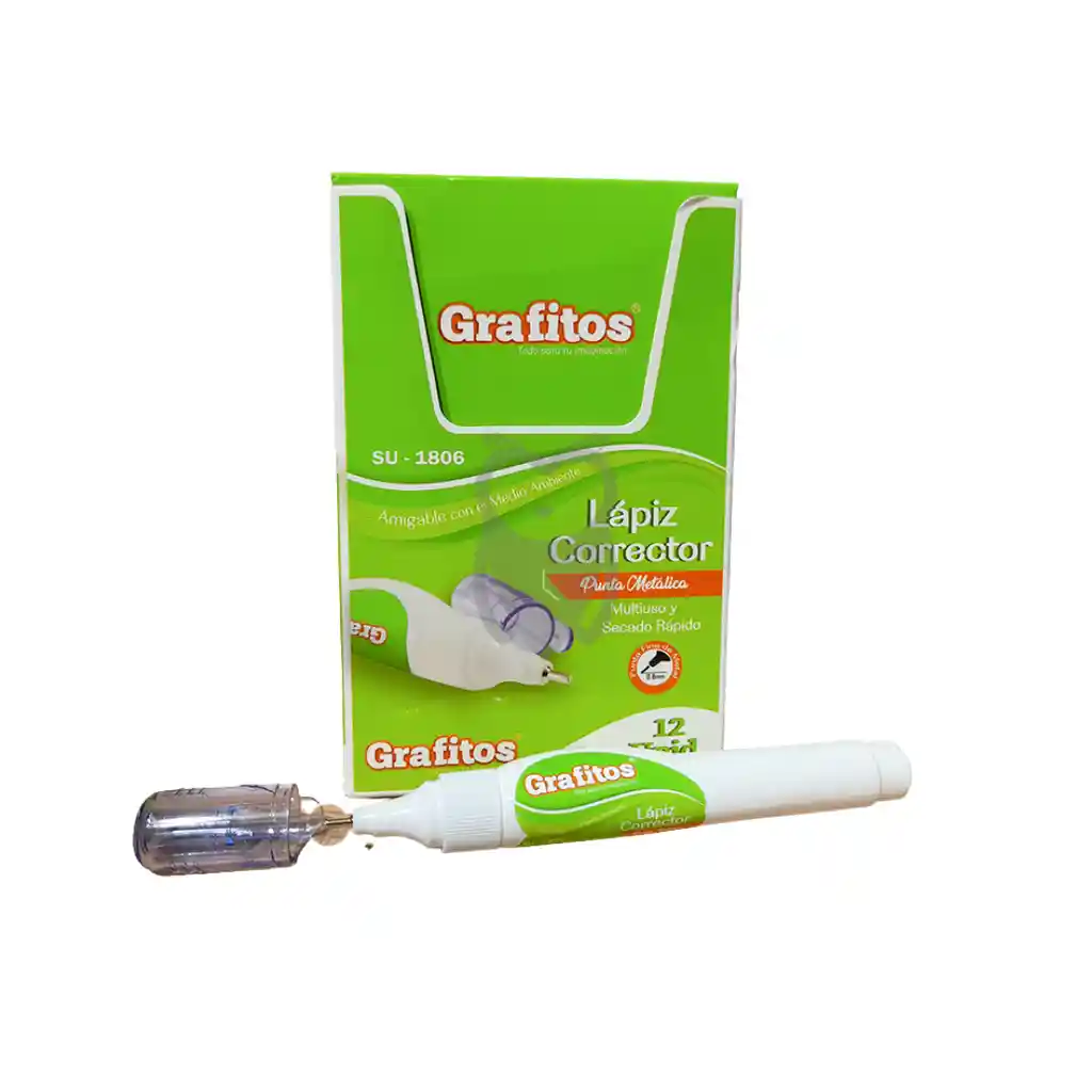 Corrector Punta Metálica 9ml Grafitos| Tritón| Genérico