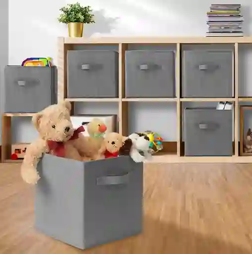 Canasto Organizador Multiusos Gris