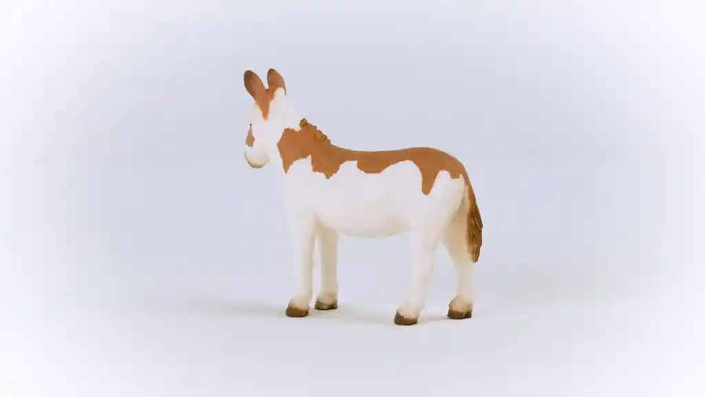 Figura Burro Americano Pinto Pintada A Mano Schleich