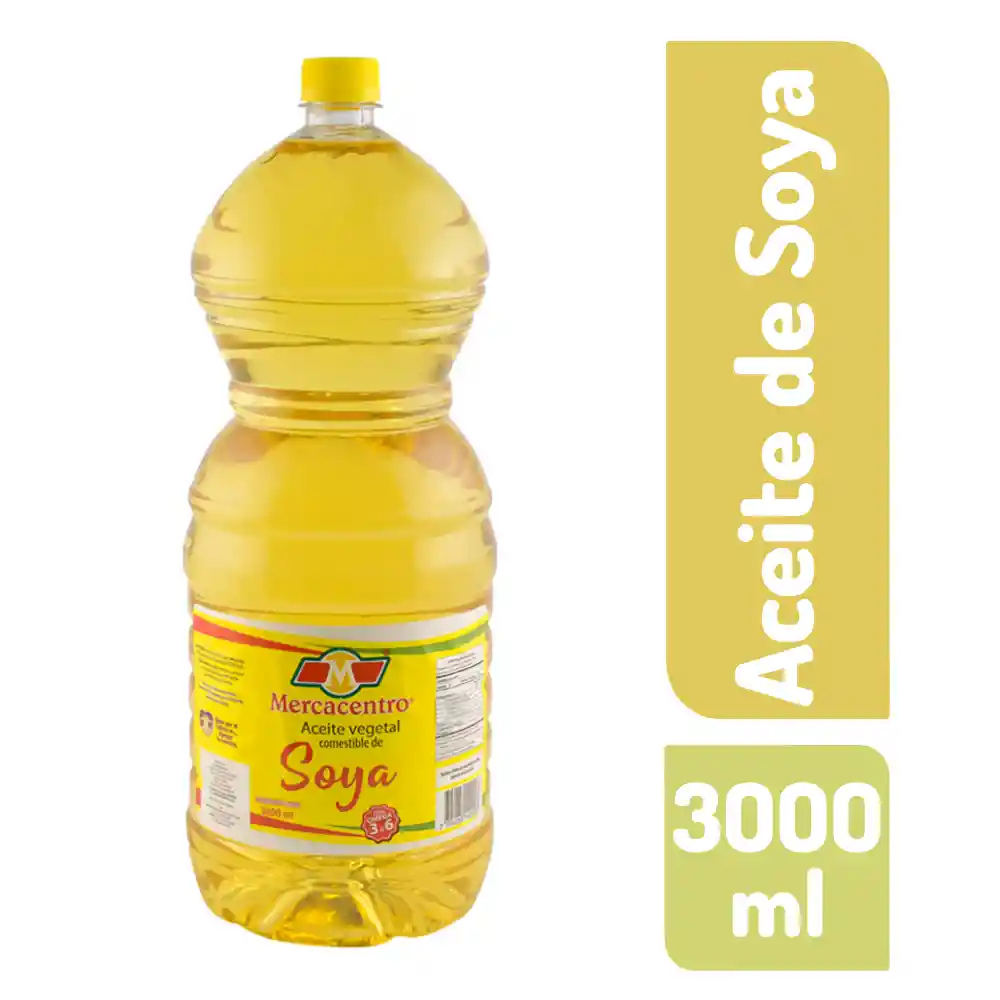 Aceite De Soya Mercacentro X 3000 Ml