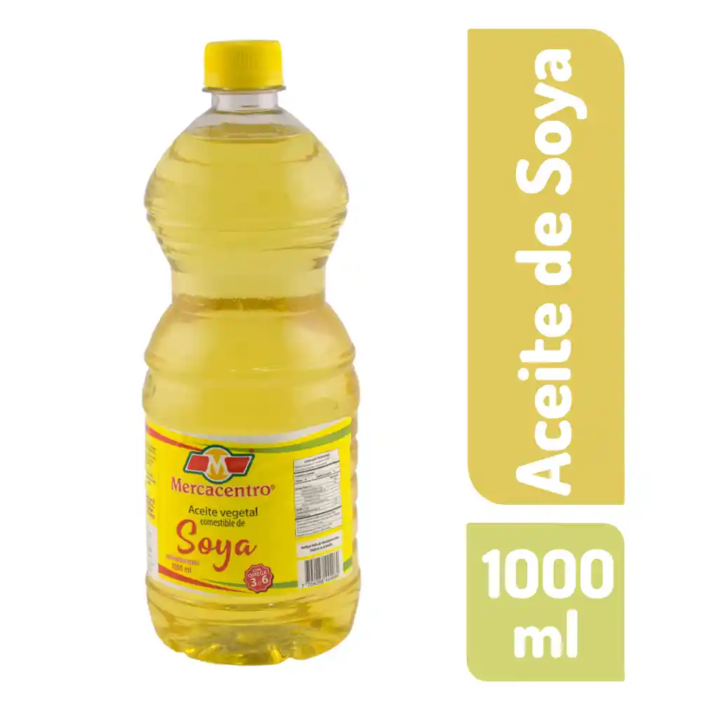 Aceite De Soya Mercacentro X 1000 Ml