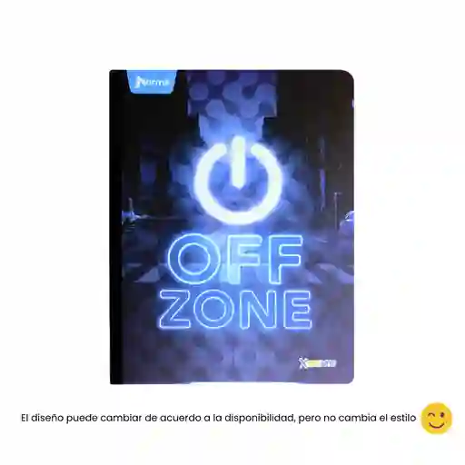 Cuaderno Doble Línea Cosido Grande 100h Sin Stickers Masculino