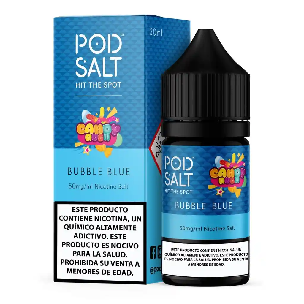 Pod Salt 50mg Bubble Blue