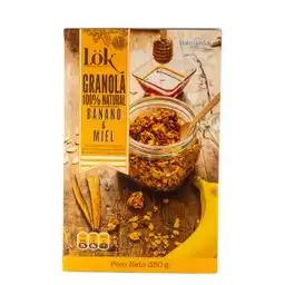 Granola De Banano Y Miel Lok Foods - 350 Gr	