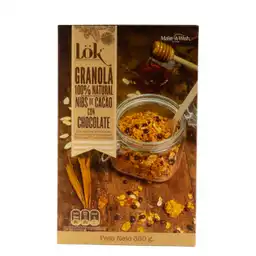 Granola De Nibs De Chocolate Lok Foods - 350 Gr	