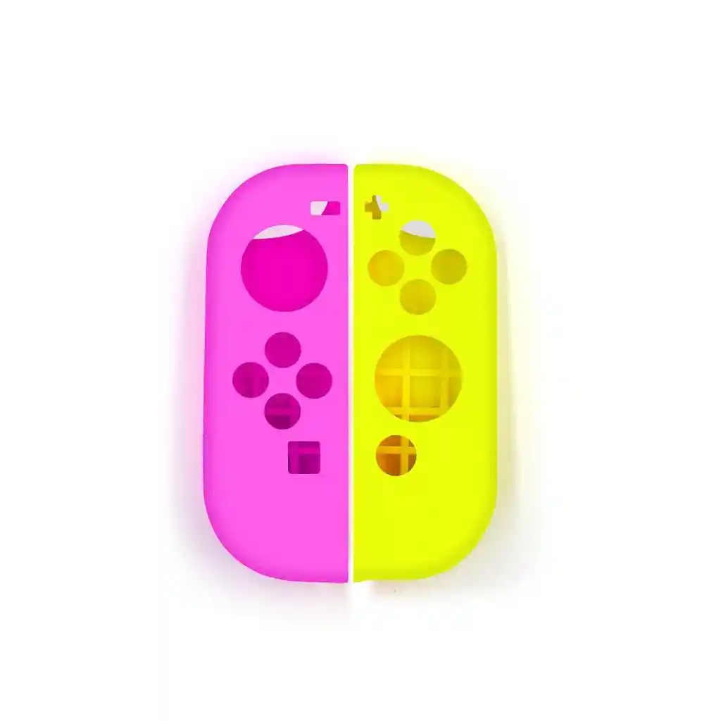 Funda De Silicona Protectora Con Mango Antideslizante Para Nintendo Switch Joycon