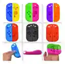 Funda De Silicona Protectora Con Mango Antideslizante Para Nintendo Switch Joycon