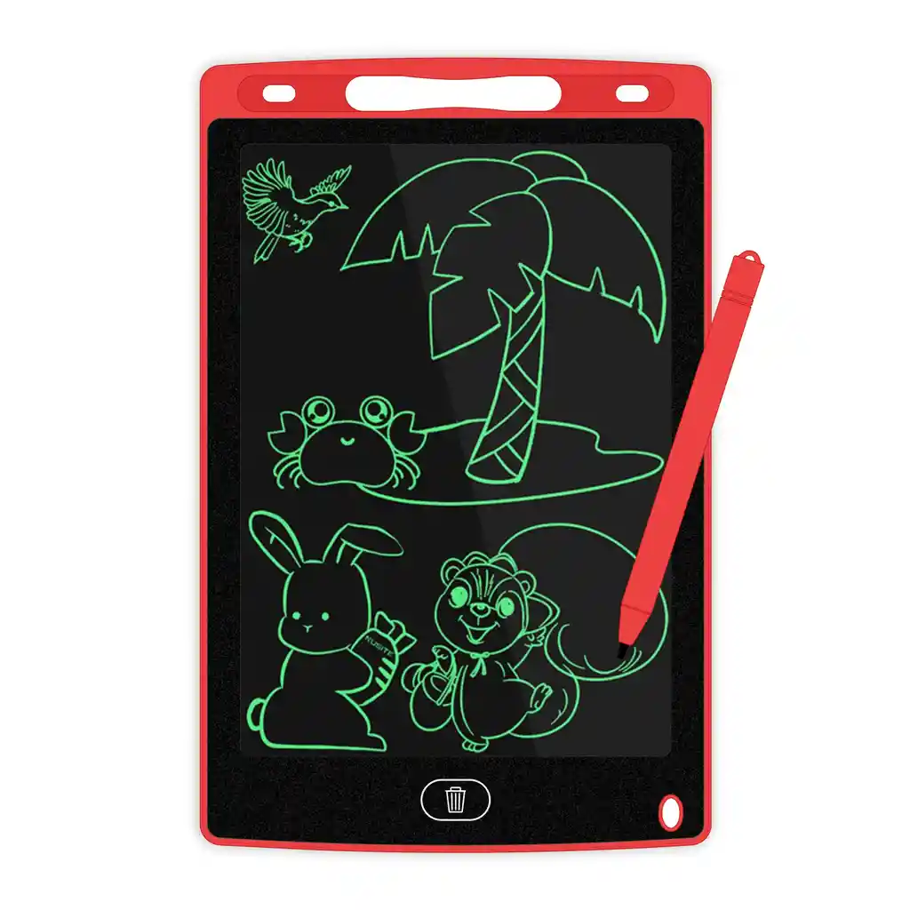 Tablet De Escritura Y Dibujo Lcd Para Niños De 8.5 Pulgadas Roja