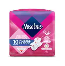 Toallas Higienicas Nosotras Invisible Rapigel X10