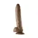 Dildo Realista Hercules 30 Cm Color Piel Morena