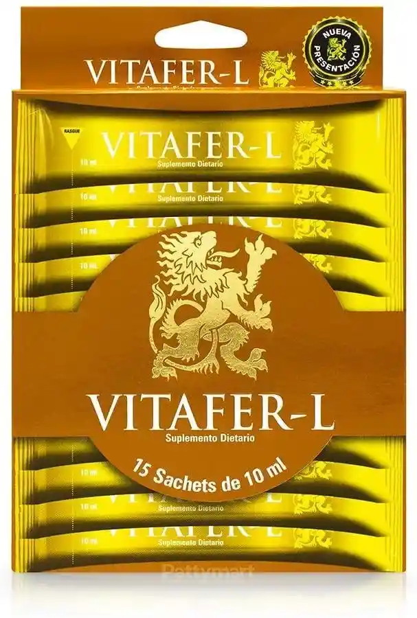 Sachet X 10ml Vitafer-l Multivitamínico Vigorizante Potenciador Sexual