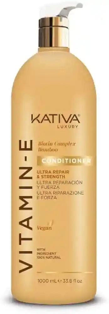 Kit Shampoo Y Acondicionador Vitamina E Kativa 1000ml