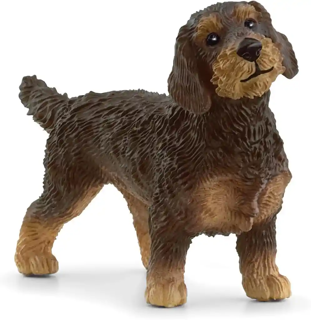 Figura Coleccionable Perro Teckel Pintada A Mano Schleich