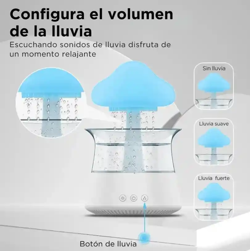 Humidificador De Nube Efecto Lluvia