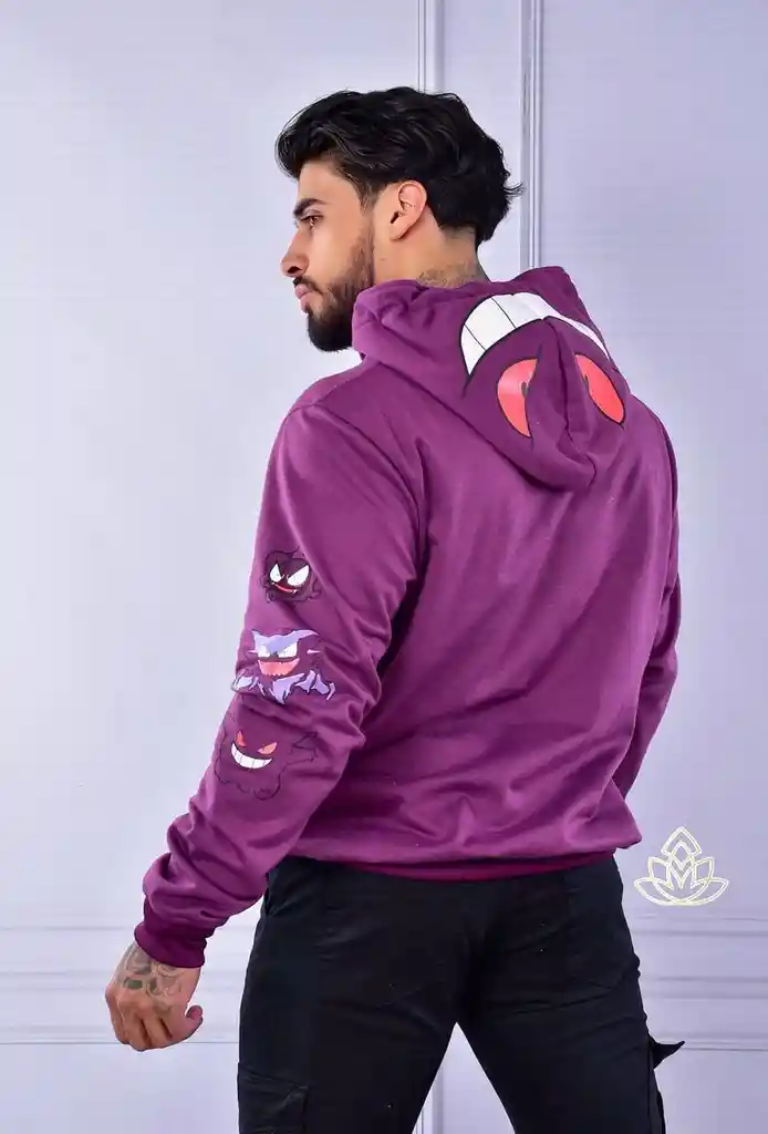 Buzo Unisex Pokemon Gengar Talla S