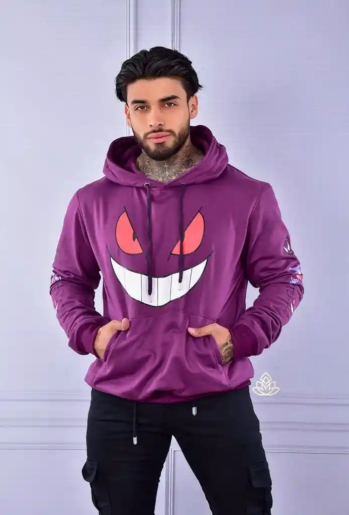 Buzo Unisex Pokemon Gengar Talla S